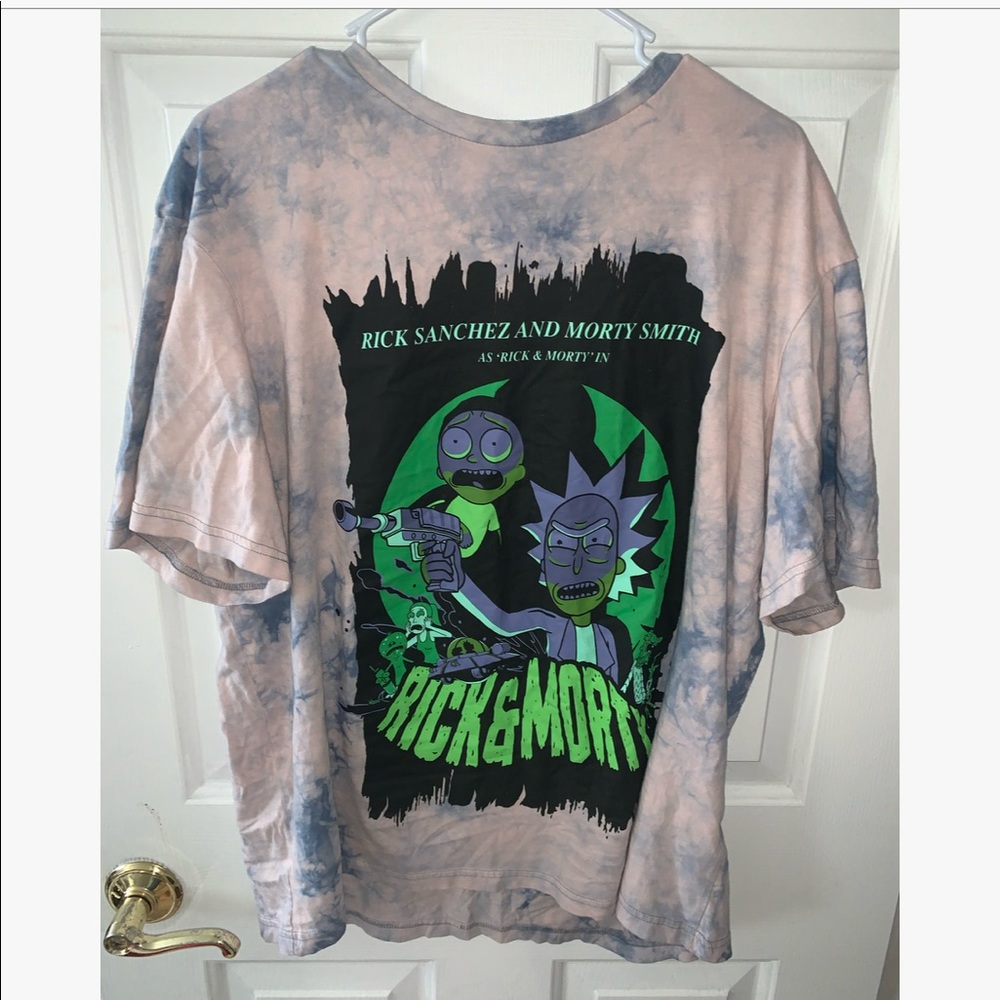 Rick & morty tye die tshirt
